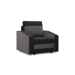 ORION Armchair, Filling - Foam, Color - BLACK + GRAY