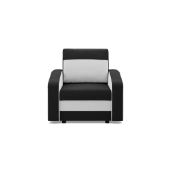 ORION Armchair, Filling - Foam, Color - BLACK + WHITE ORION Armchair, Filling - Foam, Color - BLACK + WHITE