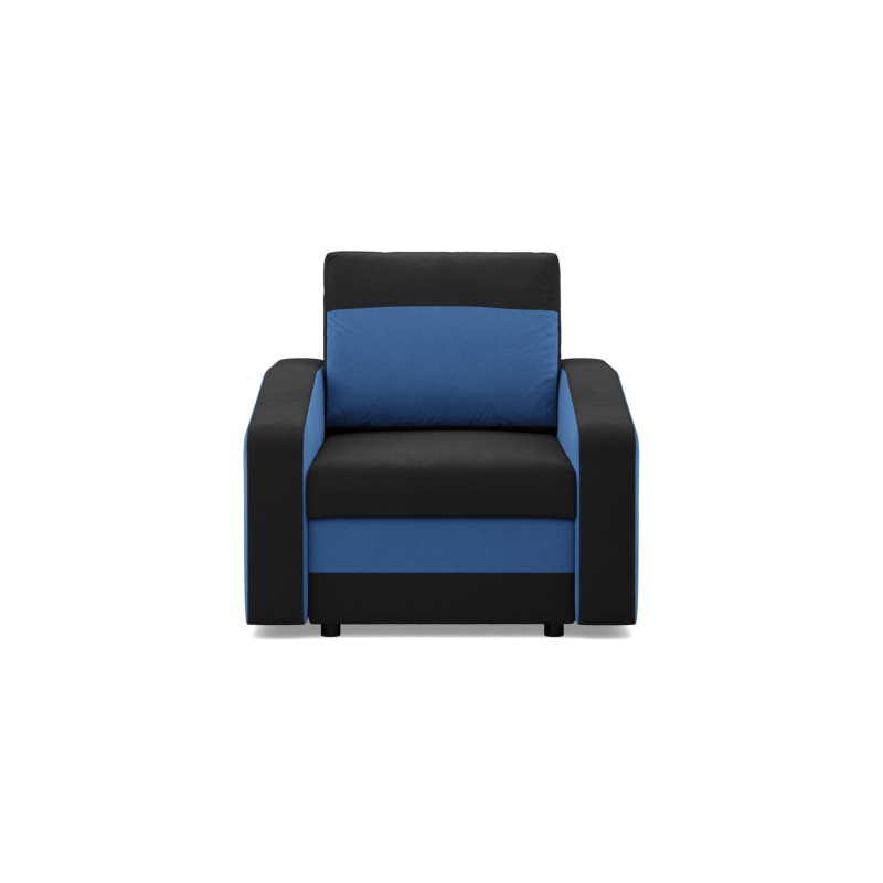 ORION Armchair, Filling - Foam, Color - BLACK + INK ORION Armchair, Filling - Foam, Color - BLACK + INK