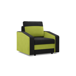 ORION Armchair, Filling - Foam, Color - BLACK + LIME