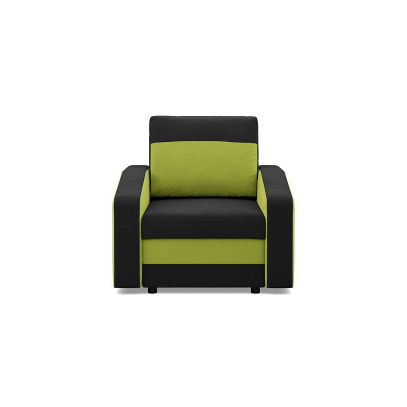 ORION Armchair, Filling - Foam, Color - BLACK + LIME ORION Armchair, Filling - Foam, Color - BLACK + LIME