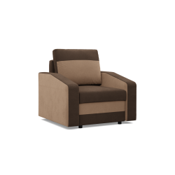 ORION Armchair, Filling - Foam, Color - BROWN + CAPPUCCINO