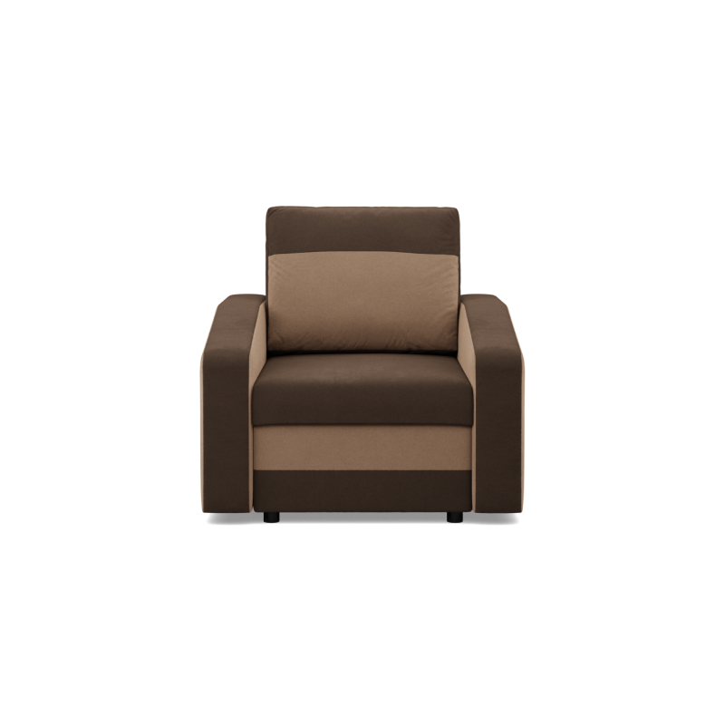 ORION Armchair, Filling - Foam, Color - BROWN + CAPPUCCINO ORION Armchair, Filling - Foam, Color - BROWN + CAPPUCCINO