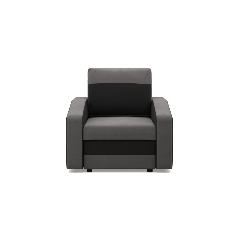 ORION Armchair, Filling - Foam, Color - GRAY + BLACK ORION Armchair, Filling - Foam, Color - GRAY + BLACK