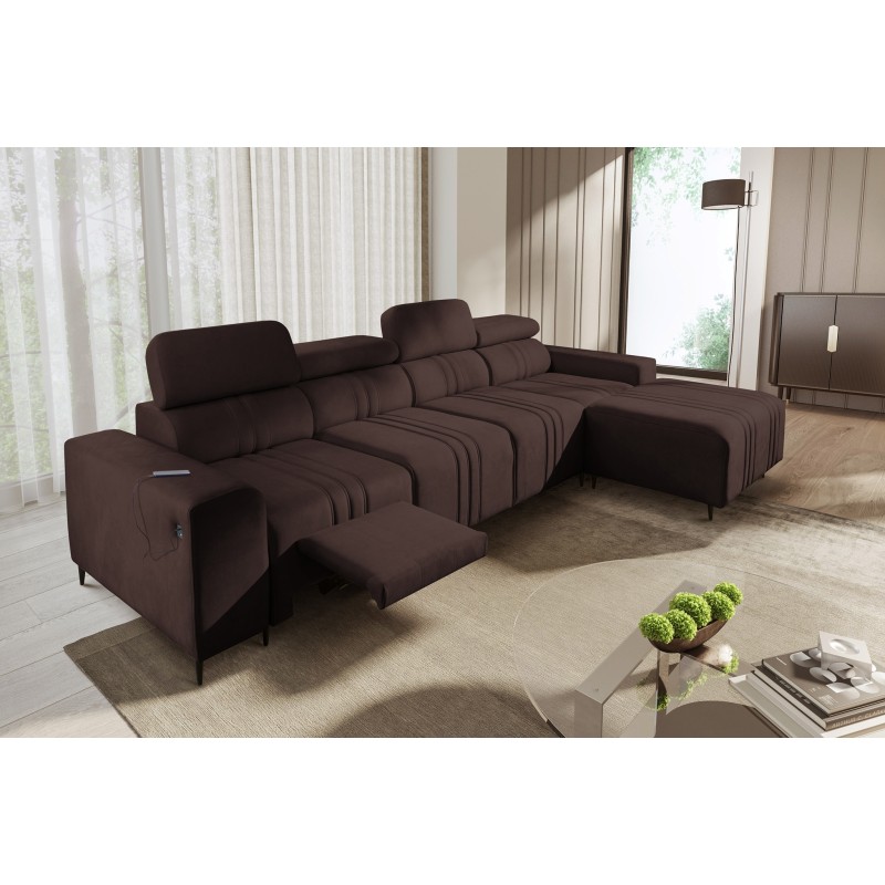 Narożnik Verona XII Mix z funkcją spania oraz funkcją relax manualna tkanina Vena 13 Narożnik Verona XII Mix z funkcją spania oraz funkcją relax manualna tkanina Vena 13