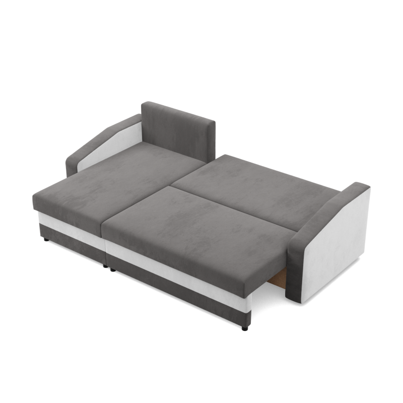 ORION Corner Sofa, Filling - Foam, Color - GRAY + WHITE ORION Corner Sofa, Filling - Foam, Color - GRAY + WHITE