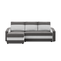 ORION Corner Sofa, Filling - Foam, Color - GRAY + WHITE ORION Corner Sofa, Filling - Foam, Color - GRAY + WHITE