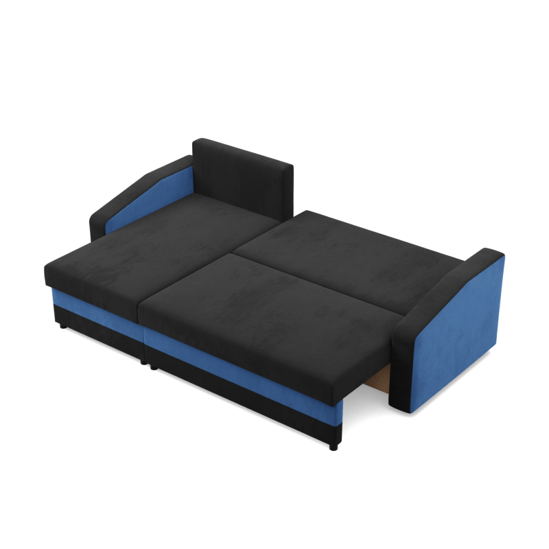 ORION Corner Sofa, Filling - Foam, Color - BLACK + INK ORION Corner Sofa, Filling - Foam, Color - BLACK + INK
