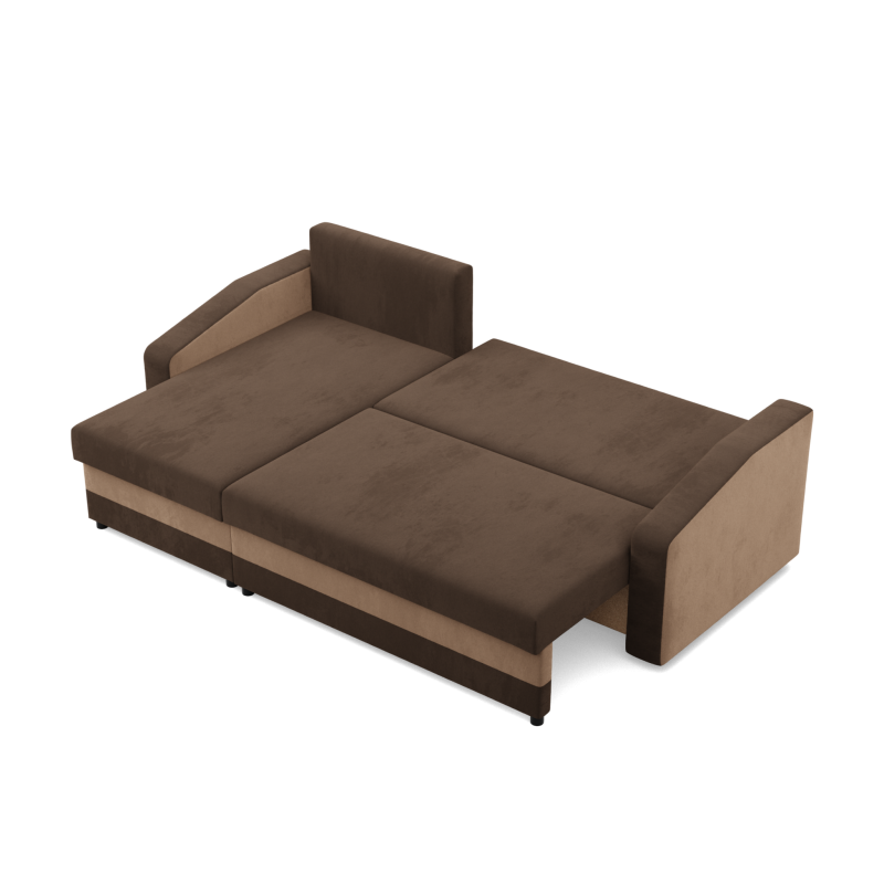 ORION Corner Sofa, Filling - Foam, Color - BROWN + CAPPUCCINO ORION Corner Sofa, Filling - Foam, Color - BROWN + CAPPUCCINO