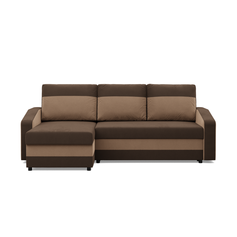 ORION Corner Sofa, Filling - Foam, Color - BROWN + CAPPUCCINO ORION Corner Sofa, Filling - Foam, Color - BROWN + CAPPUCCINO