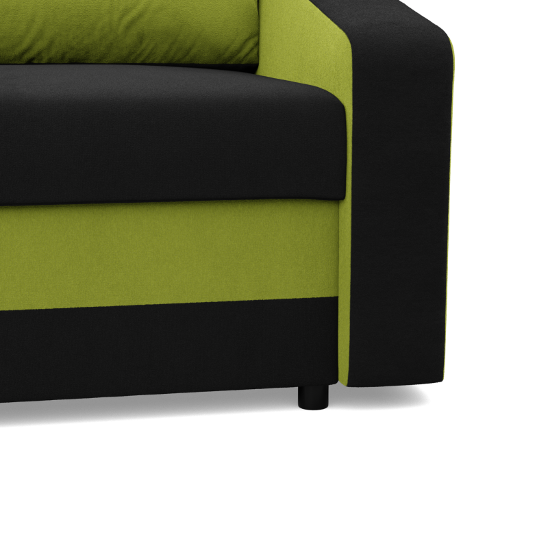 ORION Corner Sofa, Filling - Foam, Color - BLACK + LIME ORION Corner Sofa, Filling - Foam, Color - BLACK + LIME