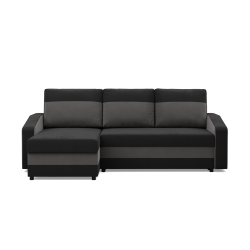 ORION Corner Sofa, Filling - Foam, Color - BLACK + GRAY ORION Corner Sofa, Filling - Foam, Color - BLACK + GRAY