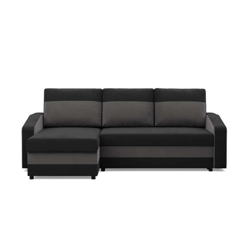 ORION Corner Sofa, Filling - Foam, Color - BLACK + GRAY ORION Corner Sofa, Filling - Foam, Color - BLACK + GRAY