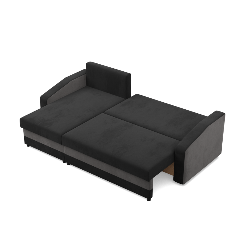 ORION Corner Sofa, Filling - Foam, Color - BLACK + GRAY ORION Corner Sofa, Filling - Foam, Color - BLACK + GRAY