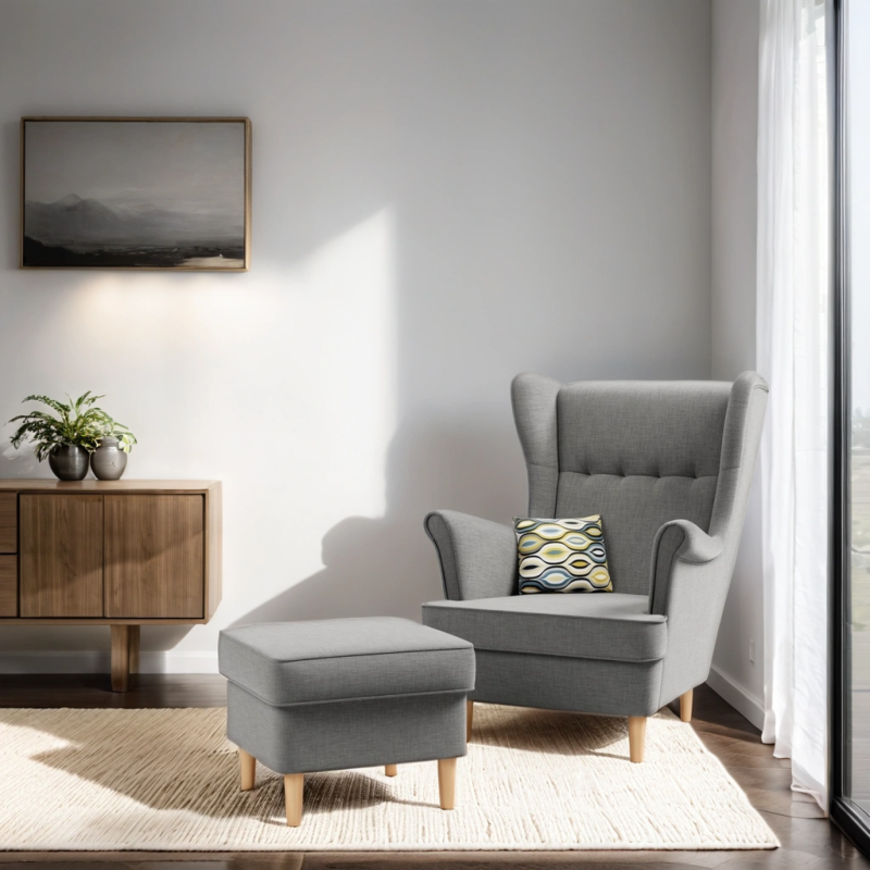 VELO Armchair, Color - LIGHT GRAY VELO Armchair, Color - LIGHT GRAY