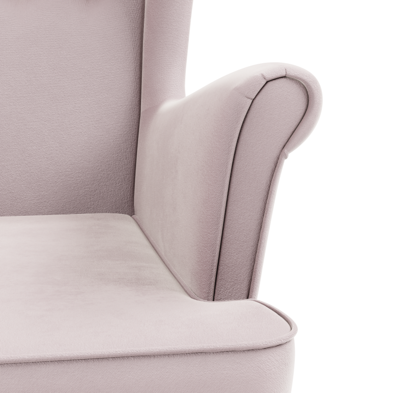 VELO Armchair, Color - LIGHT PINK VELO Armchair, Color - LIGHT PINK