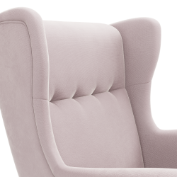 VELO Armchair, Color - LIGHT PINK VELO Armchair, Color - LIGHT PINK