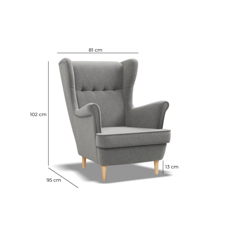 VELO Armchair, Color - NAVY BLUE VELO Armchair, Color - NAVY BLUE