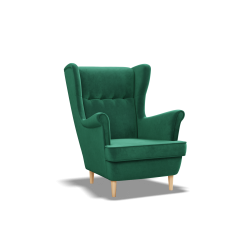VELO Armchair, Color - BOTTLE GREEN