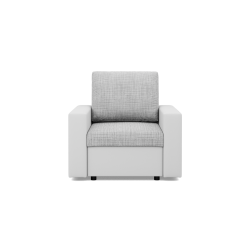 LUNA Armchair, Color - GRAY + WHITE LUNA Armchair, Color - GRAY + WHITE