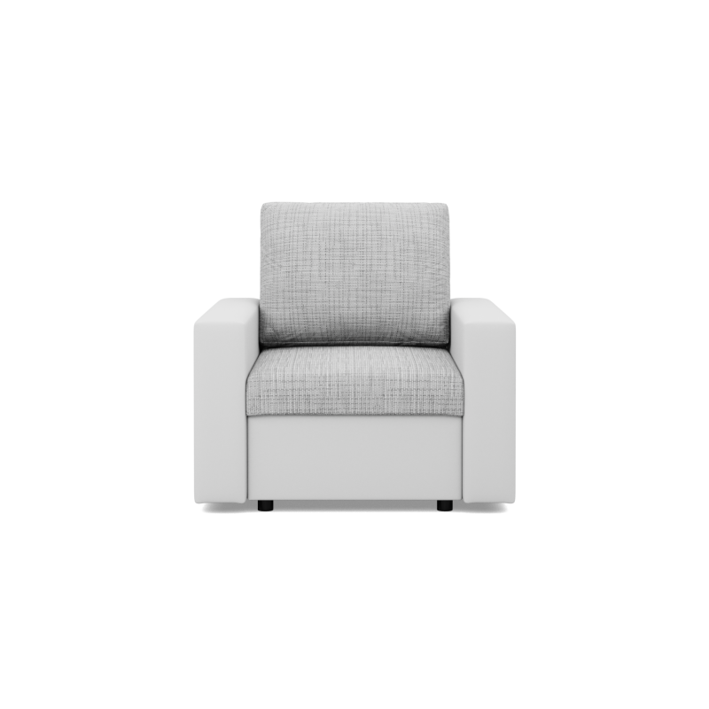 LUNA Armchair, Color - GRAY + WHITE LUNA Armchair, Color - GRAY + WHITE