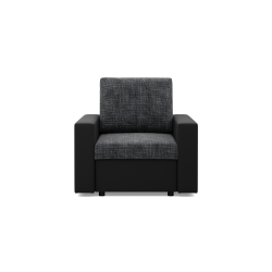 LUNA Armchair, Color - DARK GRAY + BLACK LUNA Armchair, Color - DARK GRAY + BLACK