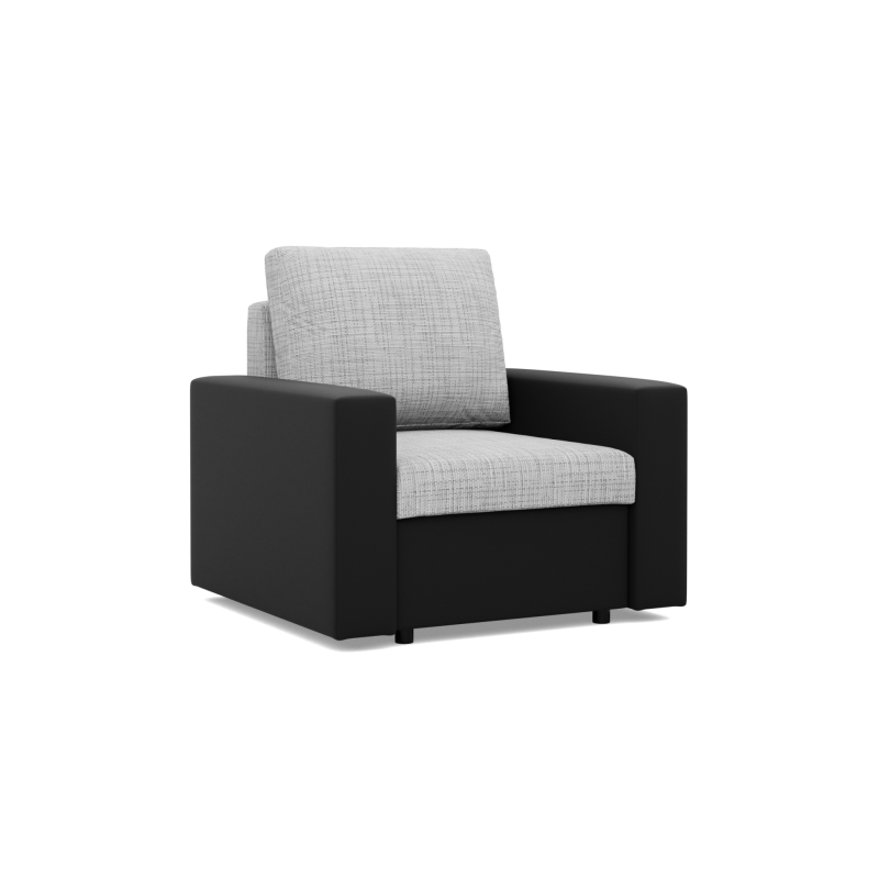 Chair LUNA, Color - GRAY + BLACK Chair LUNA, Color - GRAY + BLACK