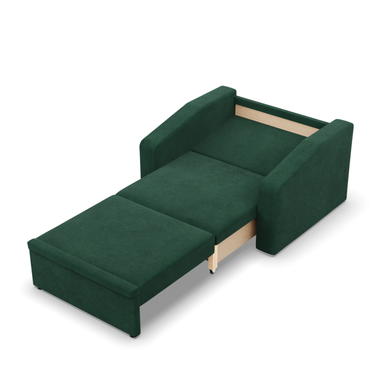 Convertible Armchair Orbit 90, Color - BOTTLE GREEN - Poso 014 Convertible Armchair Orbit 90, Color - BOTTLE GREEN - Poso 014