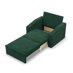 Convertible Armchair Orbit 90, Color - BOTTLE GREEN - Poso 014 Convertible Armchair Orbit 90, Color - BOTTLE GREEN - Poso 014