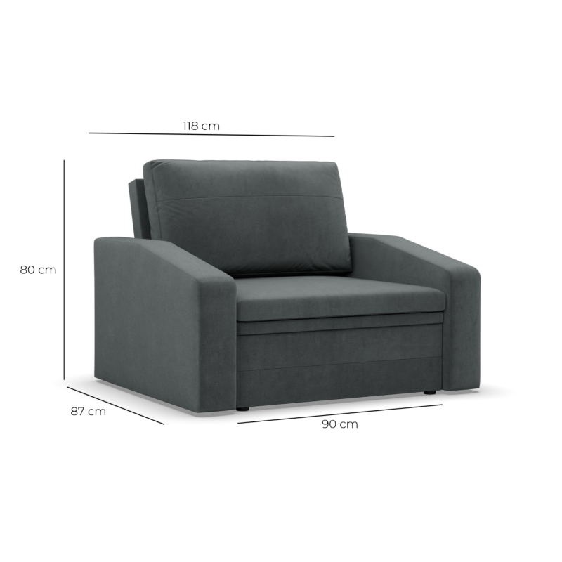 Orbit 90 Recliner, Color - BOTTLE GREEN - Kronos 019 Orbit 90 Recliner, Color - BOTTLE GREEN - Kronos 019