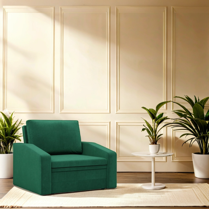 Orbit 90 Recliner, Color - BOTTLE GREEN - Kronos 019 Orbit 90 Recliner, Color - BOTTLE GREEN - Kronos 019