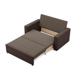 Sofa LUNA , Kolor - BRĄZ + CAPPUCCINO Sofa LUNA , Kolor - BRĄZ + CAPPUCCINO