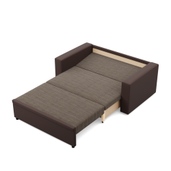 Sofa LUNA , Kolor - BRĄZ + CAPPUCCINO Sofa LUNA , Kolor - BRĄZ + CAPPUCCINO