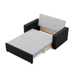Sofa LUNA , Kolor - SZARY + CZARNY Sofa LUNA , Kolor - SZARY + CZARNY