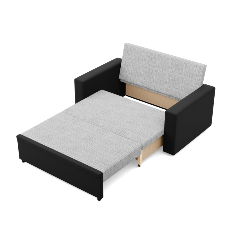 Sofa LUNA , Kolor - SZARY + CZARNY Sofa LUNA , Kolor - SZARY + CZARNY