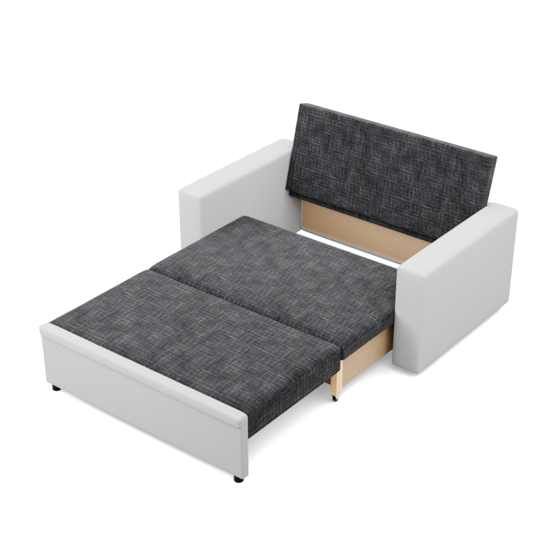 Sofa LUNA , Kolor - CIEMNY SZARY + BIAŁY Sofa LUNA , Kolor - CIEMNY SZARY + BIAŁY