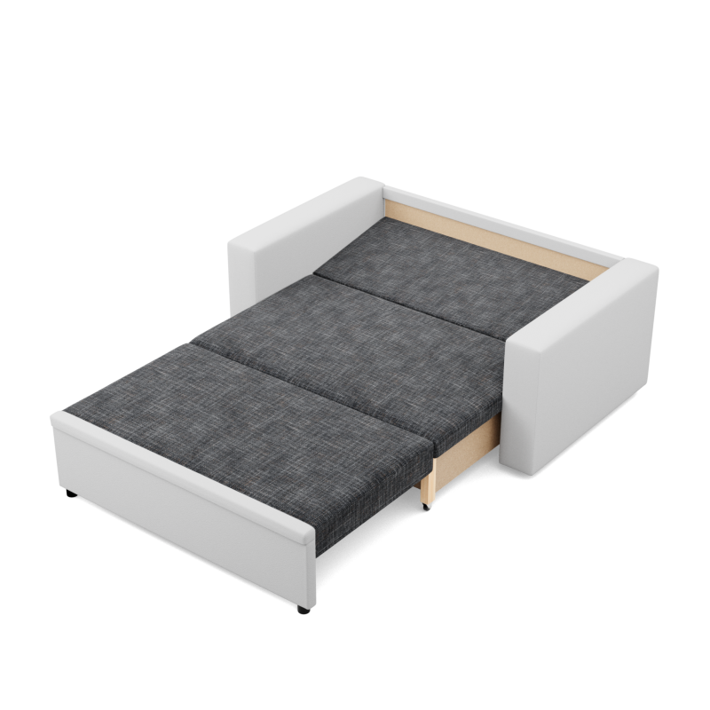 Sofa LUNA, Farbe - DUNKELGRAU + WEISS Sofa LUNA, Farbe - DUNKELGRAU + WEISS