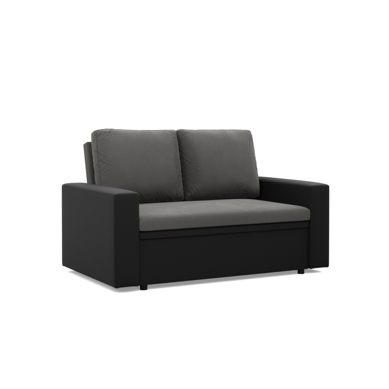 Sofa LUNA , Kolor - POPIEL + CZARNY Sofa LUNA , Kolor - POPIEL + CZARNY
