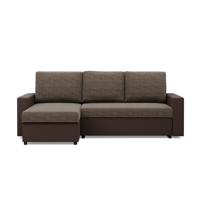 LUNA Corner Sofa, Color - BROWN + CAPPUCCINO LUNA Corner Sofa, Color - BROWN + CAPPUCCINO