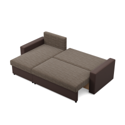 LUNA Corner Sofa, Color - BROWN + CAPPUCCINO LUNA Corner Sofa, Color - BROWN + CAPPUCCINO