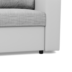 LUNA Corner Sofa, Color - GRAY + WHITE LUNA Corner Sofa, Color - GRAY + WHITE