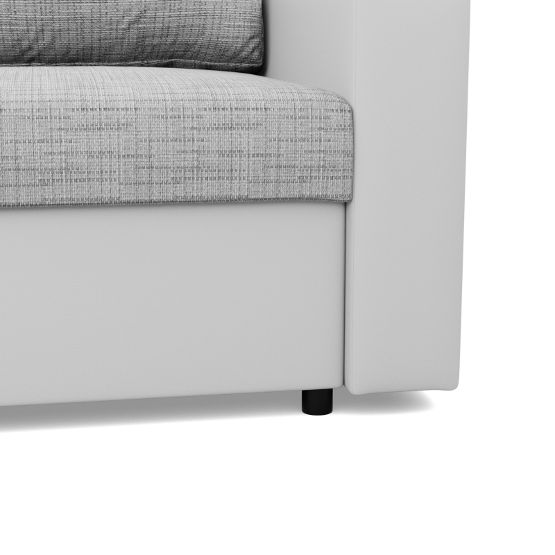 LUNA Corner Sofa, Color - GRAY + WHITE LUNA Corner Sofa, Color - GRAY + WHITE