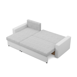 LUNA Corner Sofa, Color - GRAY + WHITE LUNA Corner Sofa, Color - GRAY + WHITE