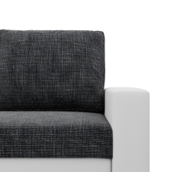 LUNA Corner Sofa, Color - DARK GRAY + WHITE LUNA Corner Sofa, Color - DARK GRAY + WHITE