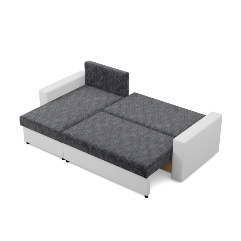 LUNA Corner Sofa, Color - DARK GRAY + WHITE LUNA Corner Sofa, Color - DARK GRAY + WHITE