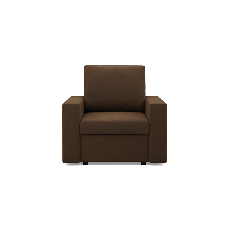 NEO Micro Armchair, Filling - Foam, Color - BROWN, Type of Armrest - Straight NEO Micro Armchair, Filling - Foam, Color - BROWN, Type of Armrest - Straight