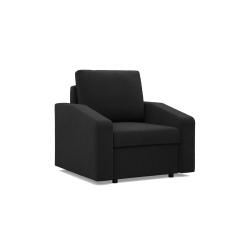NEO Micro Armchair, Filling - Foam, Color - BLACK, Armrest Type - Angled