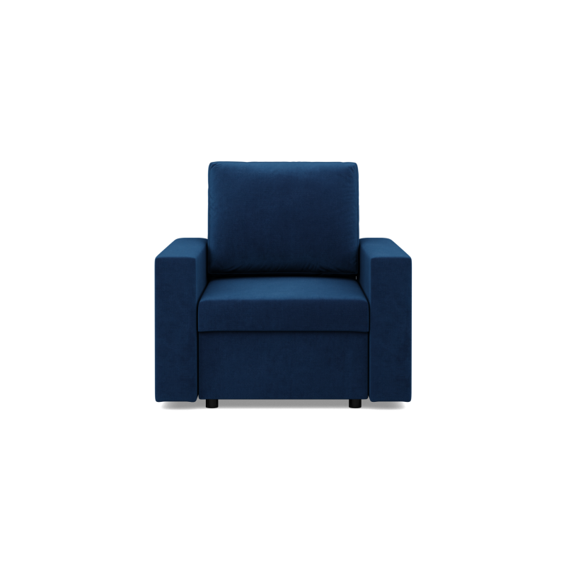 NEO Kronos Armchair, Filling - Spring, Color - NAVY BLUE, Type of Armrest - Straight NEO Kronos Armchair, Filling - Spring, Color - NAVY BLUE, Type of Armrest - Straight