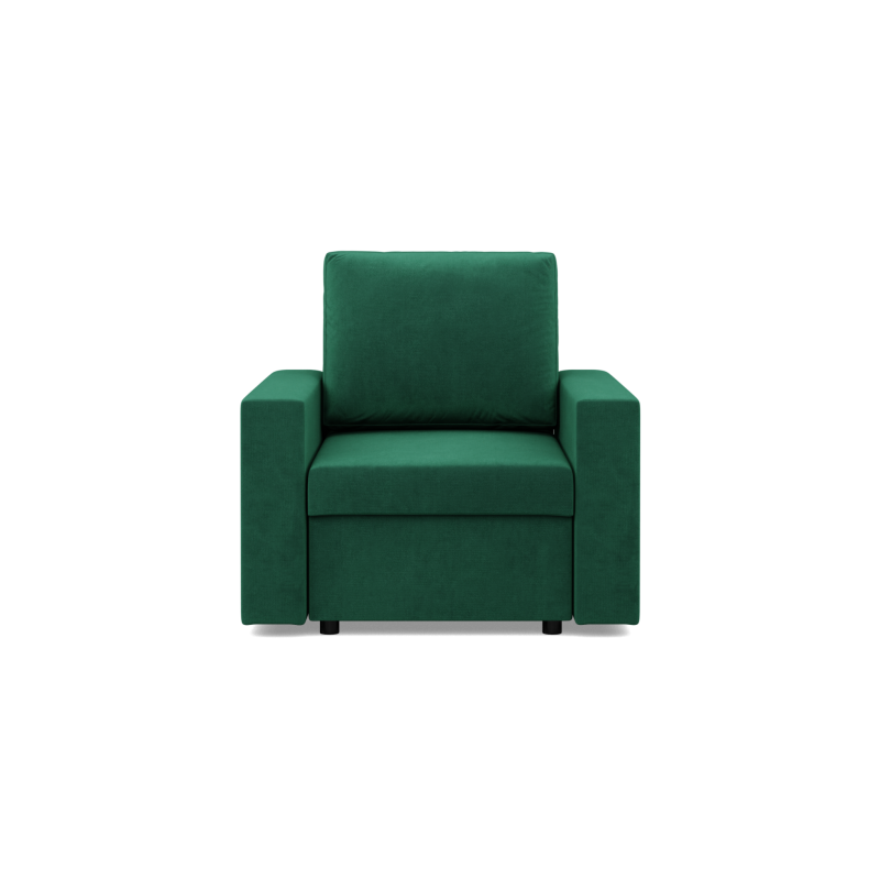 NEO Kronos Armchair, Filling - Spring, Color - BOTTLE GREEN, Type of armrest - Straight NEO Kronos Armchair, Filling - Spring, Color - BOTTLE GREEN, Type of armrest - Straight
