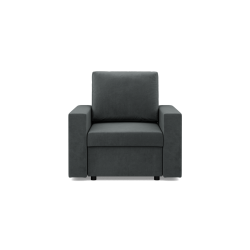 NEO Kronos Armchair, Filling - Spring, Color - DARK GRAY, Armrest Type - Straight NEO Kronos Armchair, Filling - Spring, Color - DARK GRAY, Armrest Type - Straight